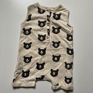 Rylee + Cru bear onesie